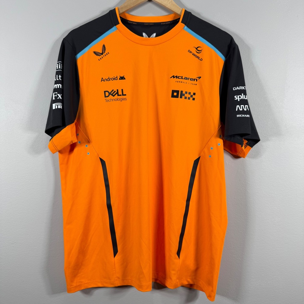 Castore McLaren Formula 1 Team Graphic T-Shirt Orange - Size Large